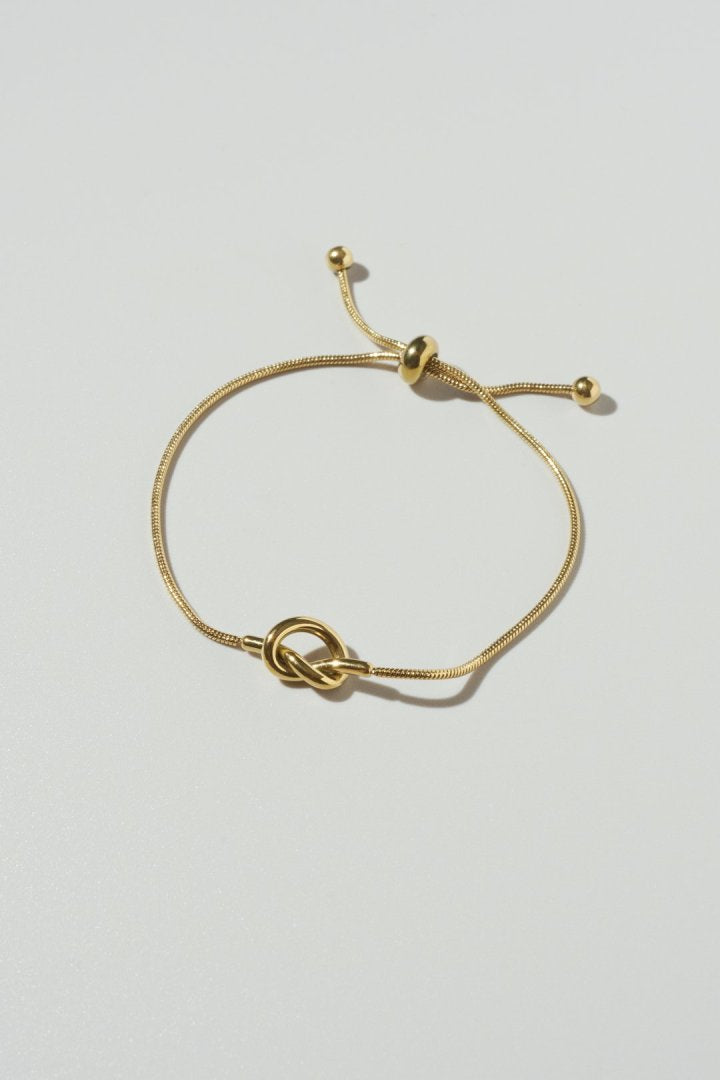 スリム ノット ステンレス ブレスレット