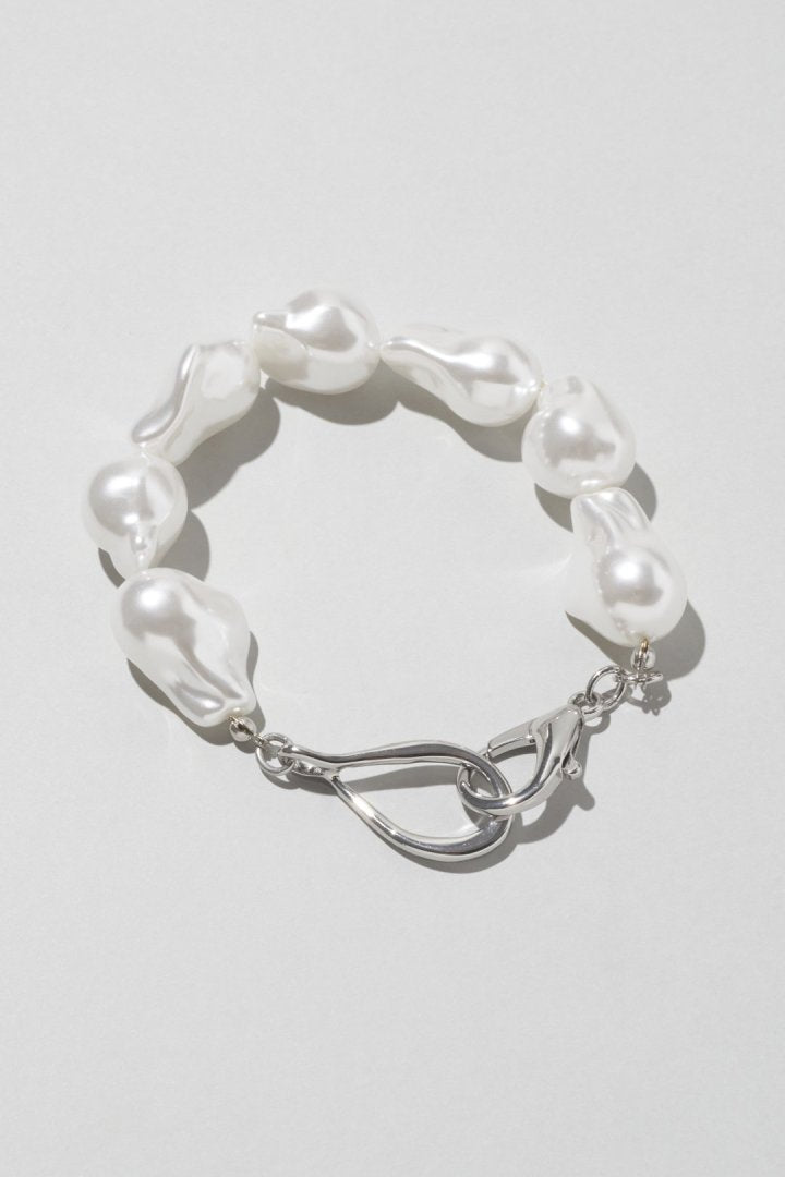 アンイーヴン ビッグ パール ブレスレット