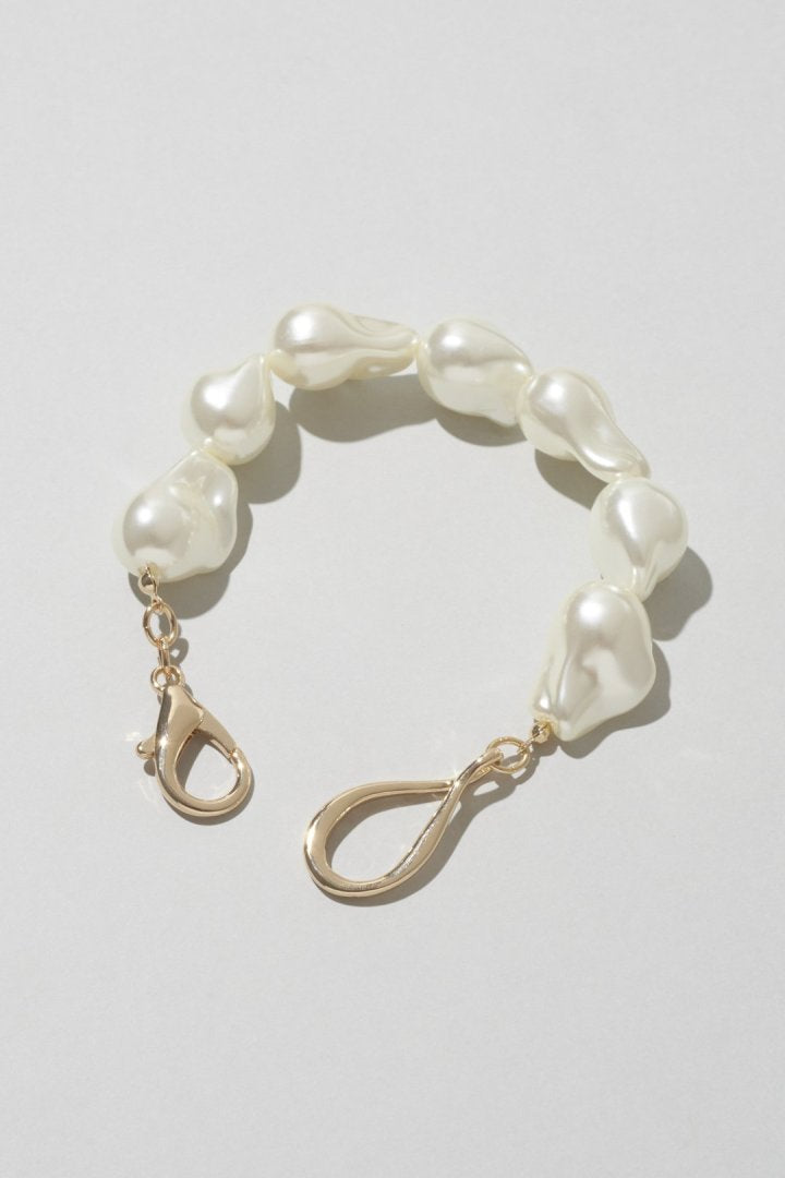 アンイーヴン ビッグ パール ブレスレット