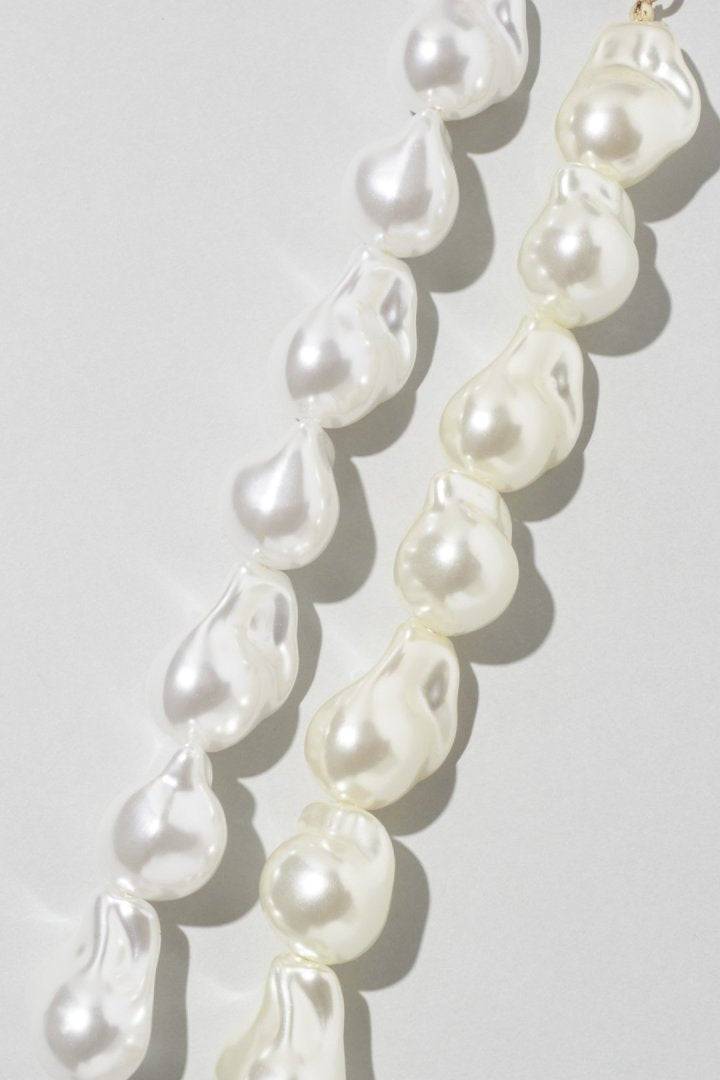 アンイーヴン ビッグ パール ブレスレット