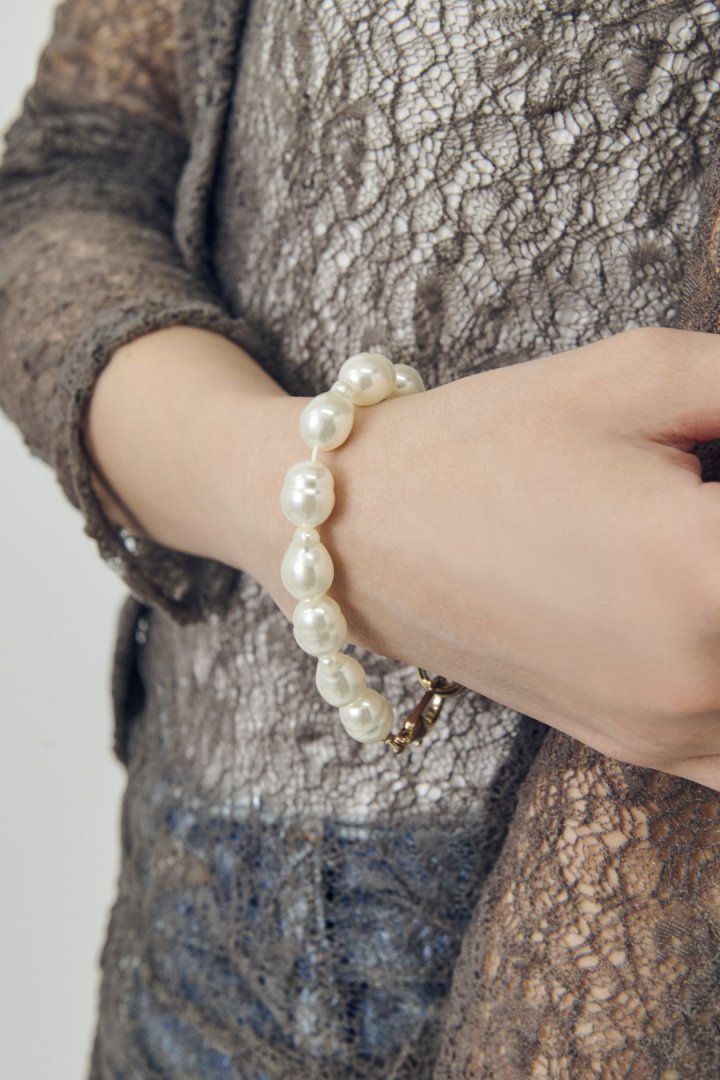 アンイーヴン パール ブレスレット