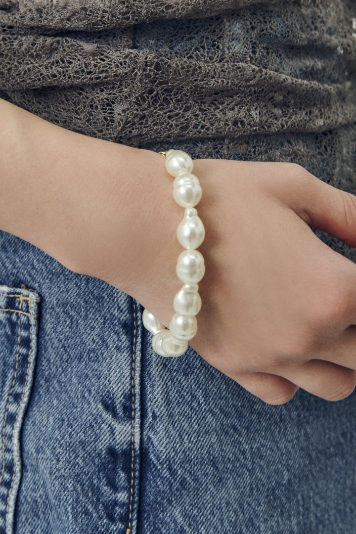 アンイーヴン パール ブレスレット