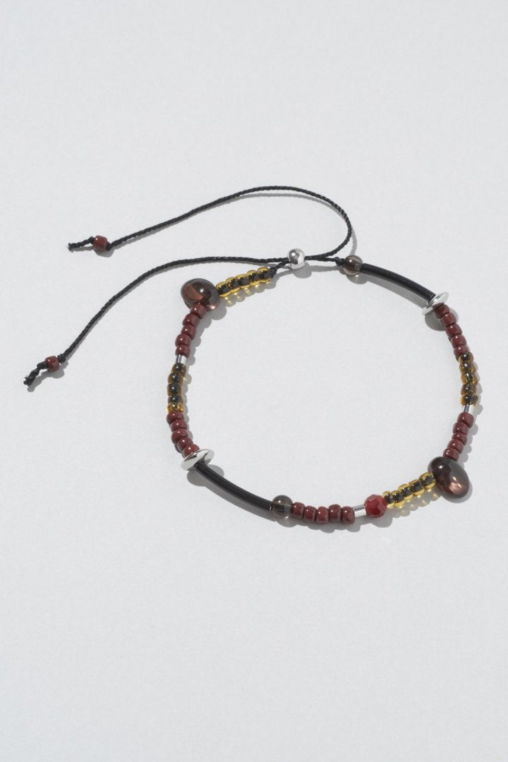 ボーダー ビーズ ブレスレット