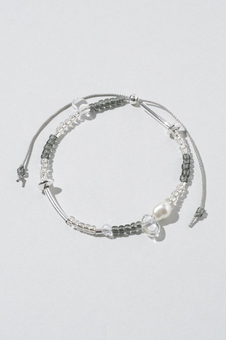 ボーダー ビーズ ブレスレット