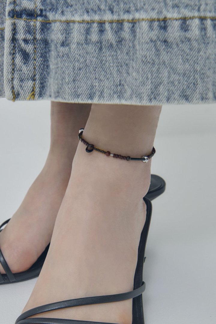 ボーダー ビーズ ブレスレット