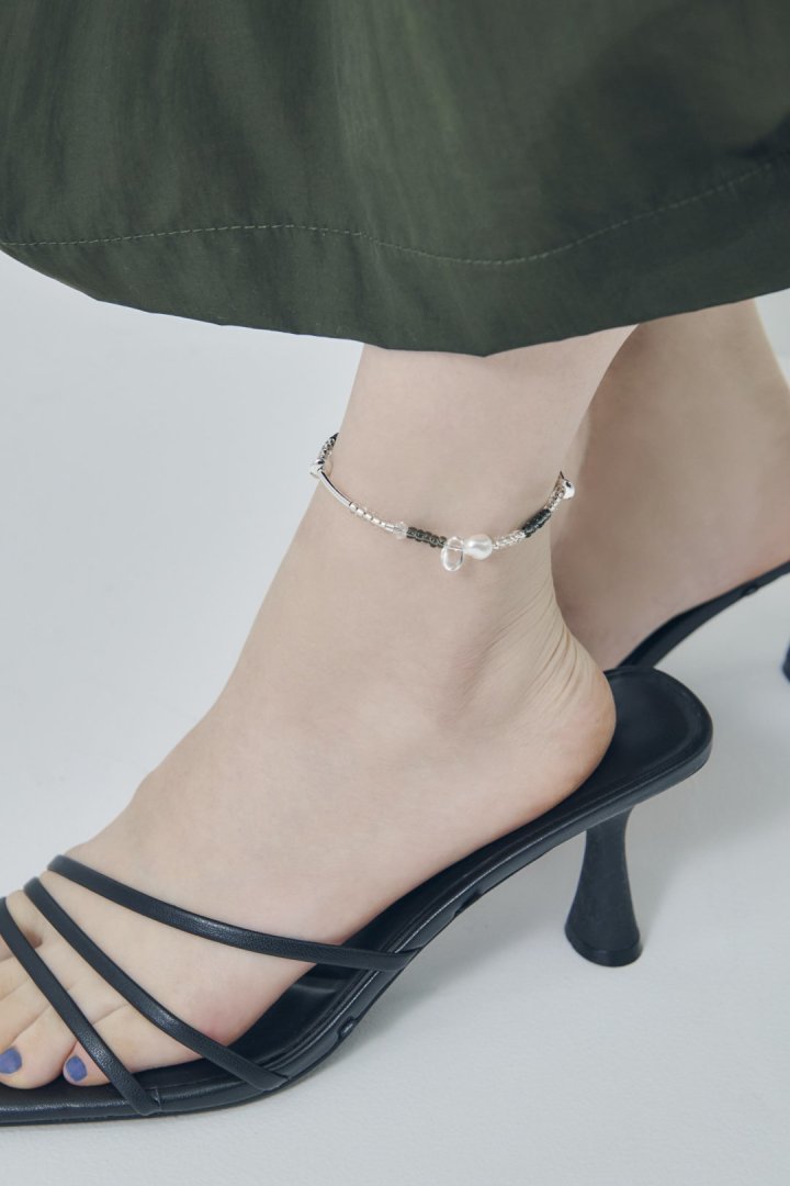 ボーダー ビーズ ブレスレット