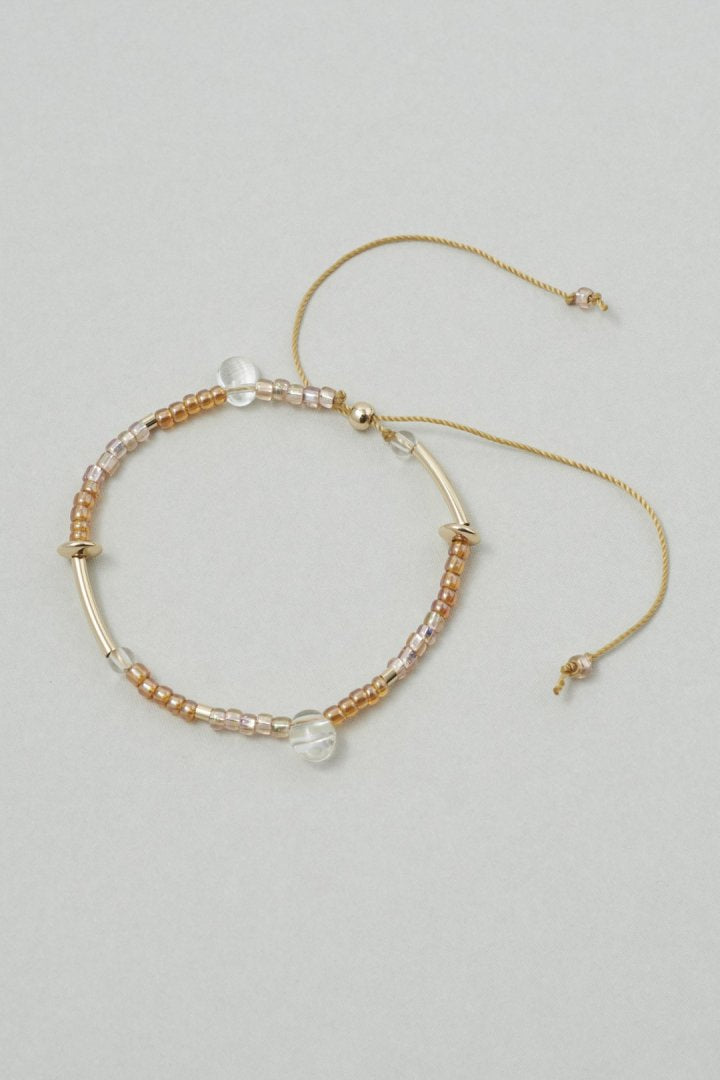 ボーダー ビーズ ブレスレット