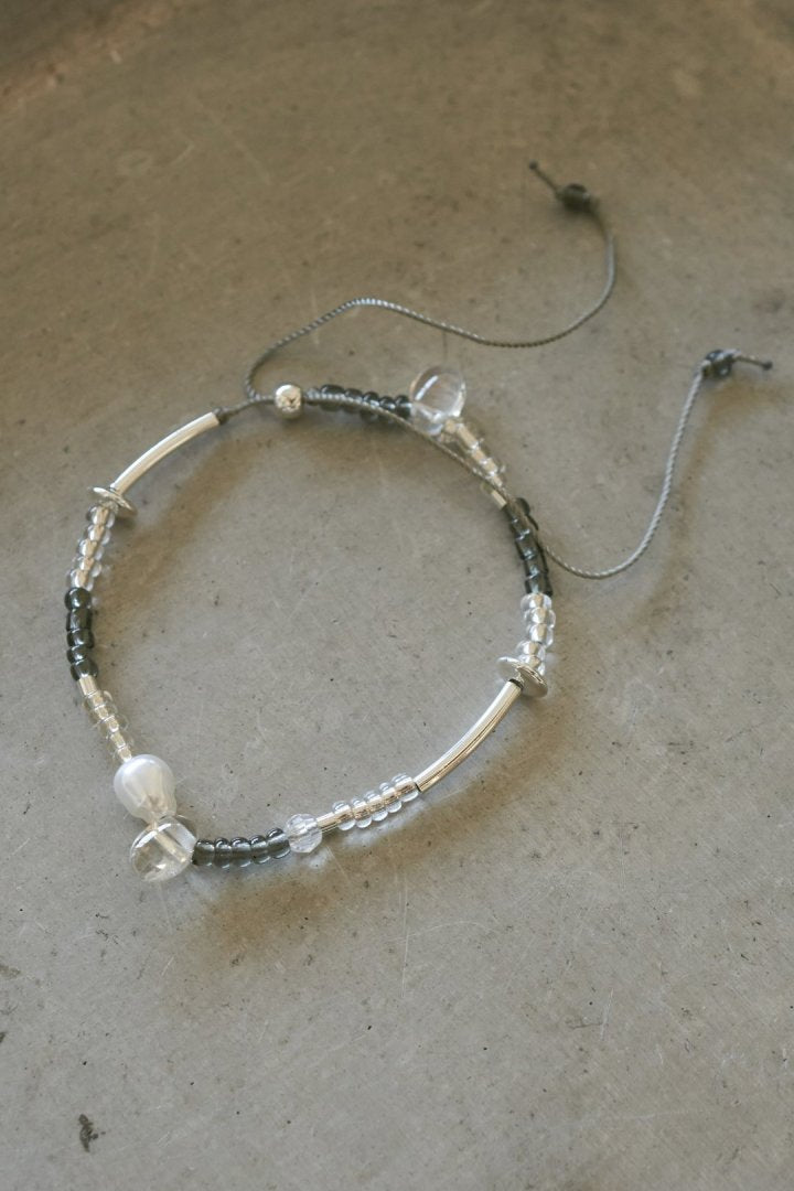 ボーダー ビーズ ブレスレット