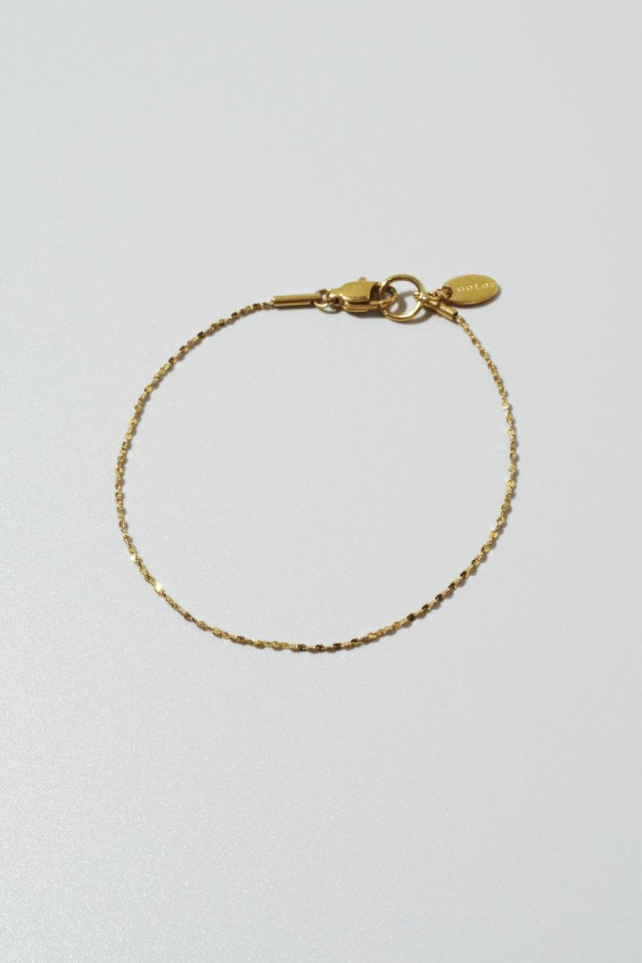 グリッター チェーン ステンレス ブレスレット