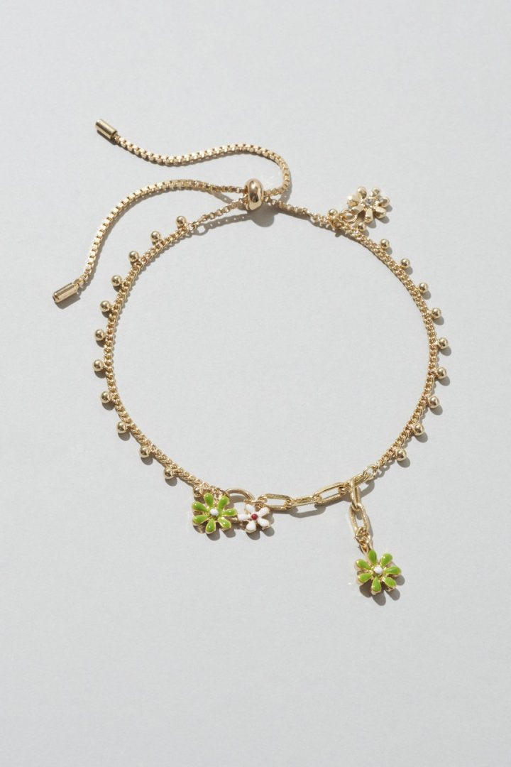 カラー ブルーム ブレスレット