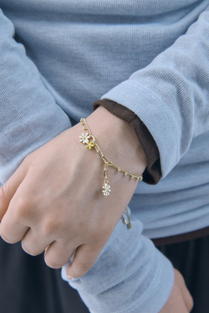 カラー ブルーム ブレスレット