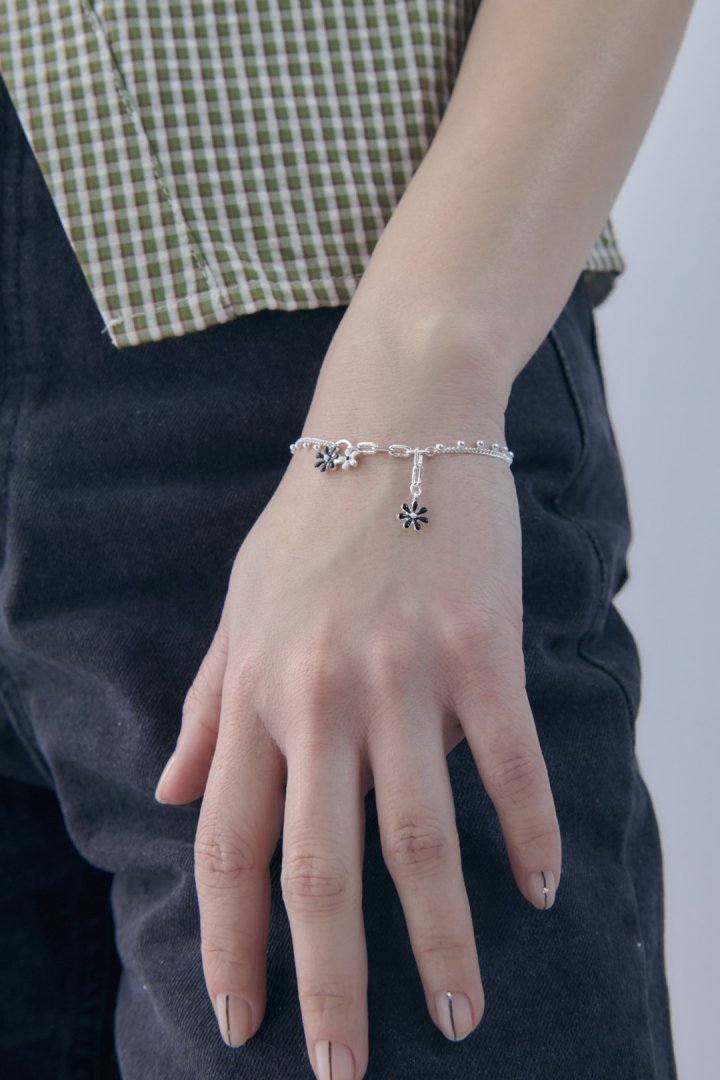 カラー ブルーム ブレスレット