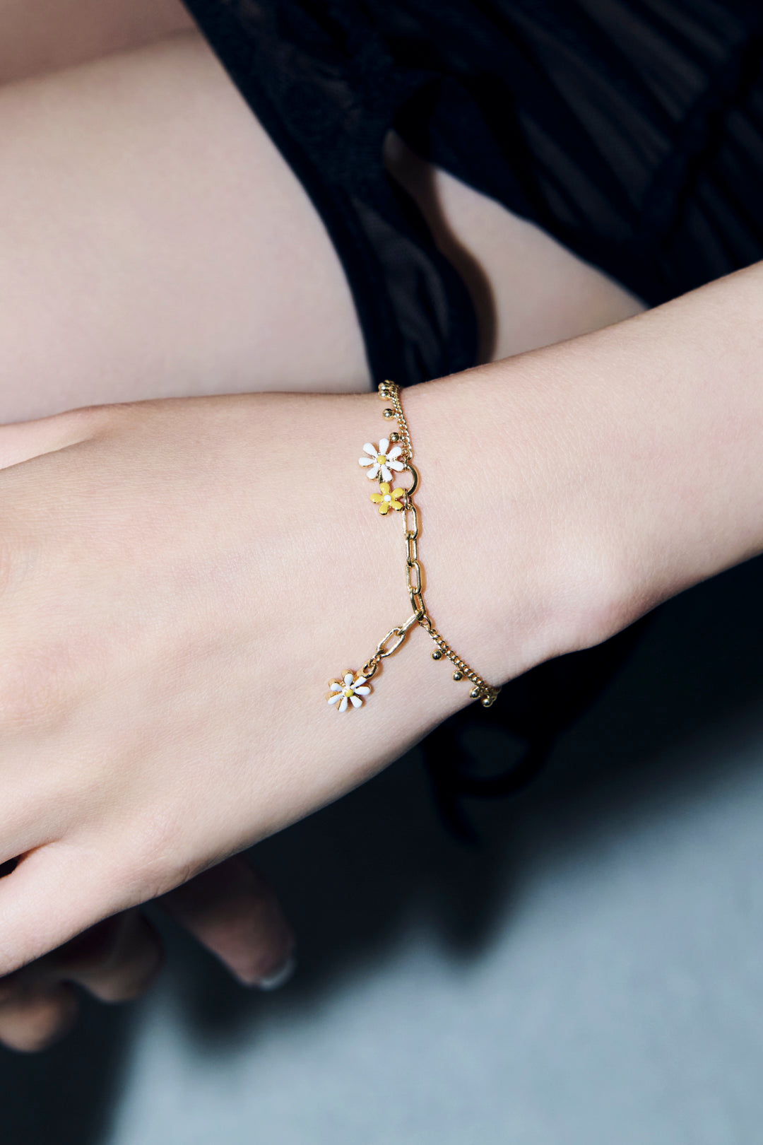 カラー ブルーム ブレスレット