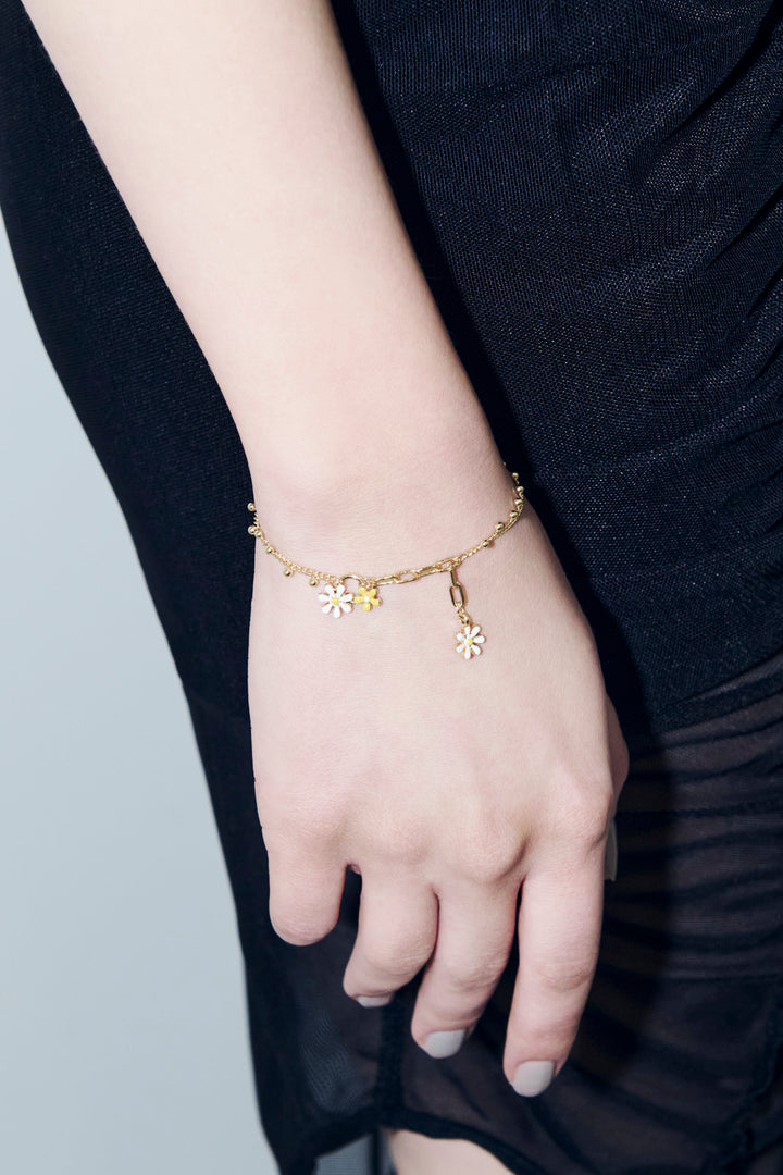 カラー ブルーム ブレスレット