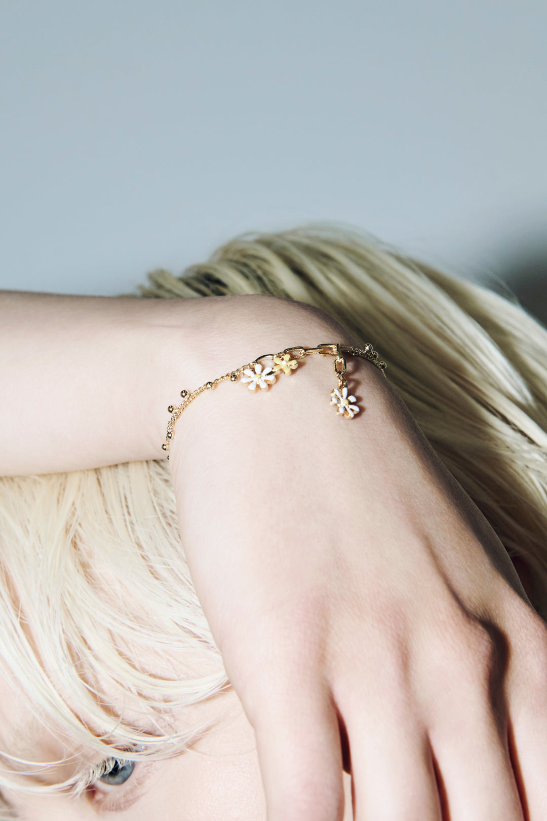 カラー ブルーム ブレスレット