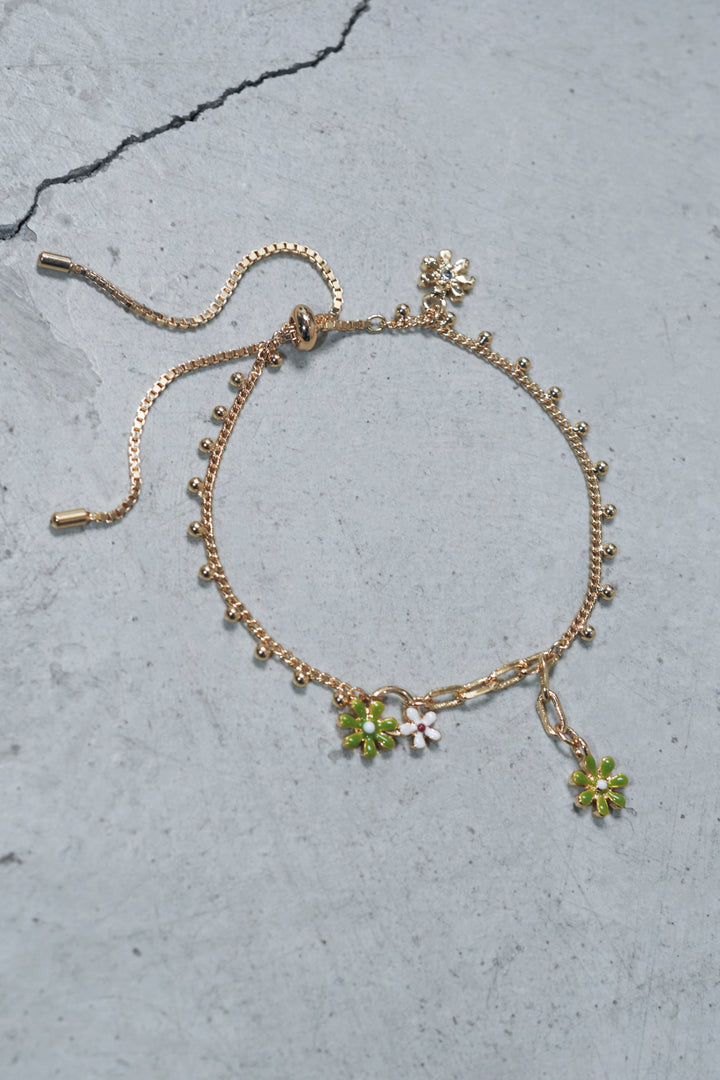 カラー ブルーム ブレスレット