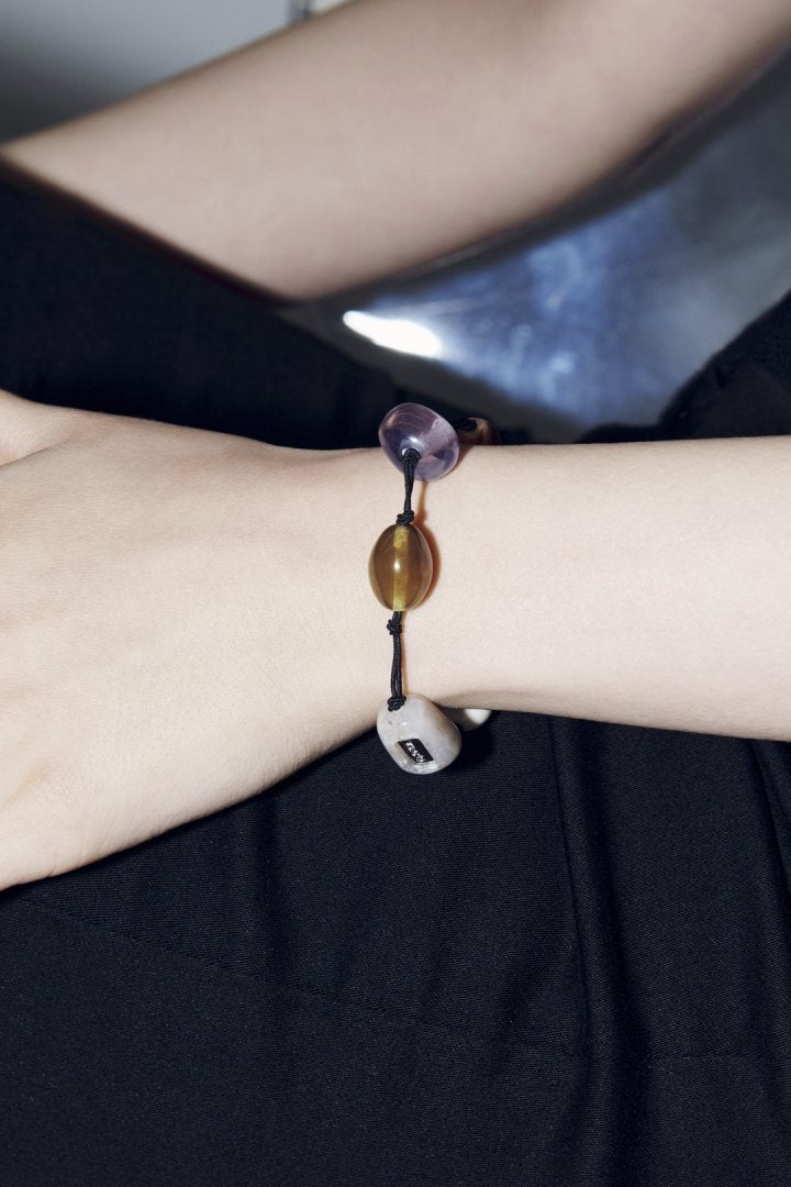 キャンディー ビーズ スレッド ブレスレット