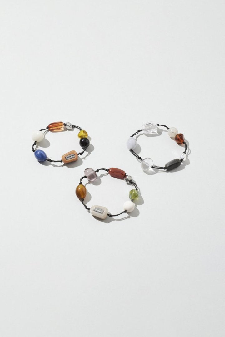 キャンディー ビーズ スレッド ブレスレット