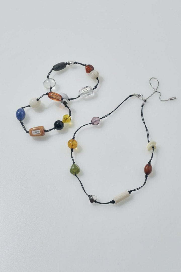 キャンディー ビーズ スレッド ブレスレット