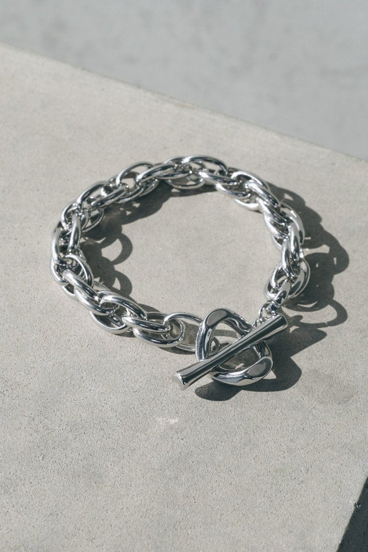 オーバーラップ チェーン マンテル ブレスレット