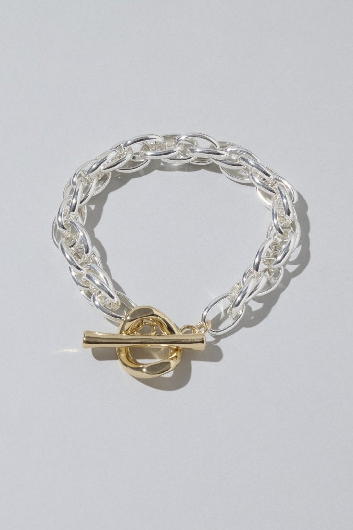 オーバーラップ チェーン マンテル ブレスレット