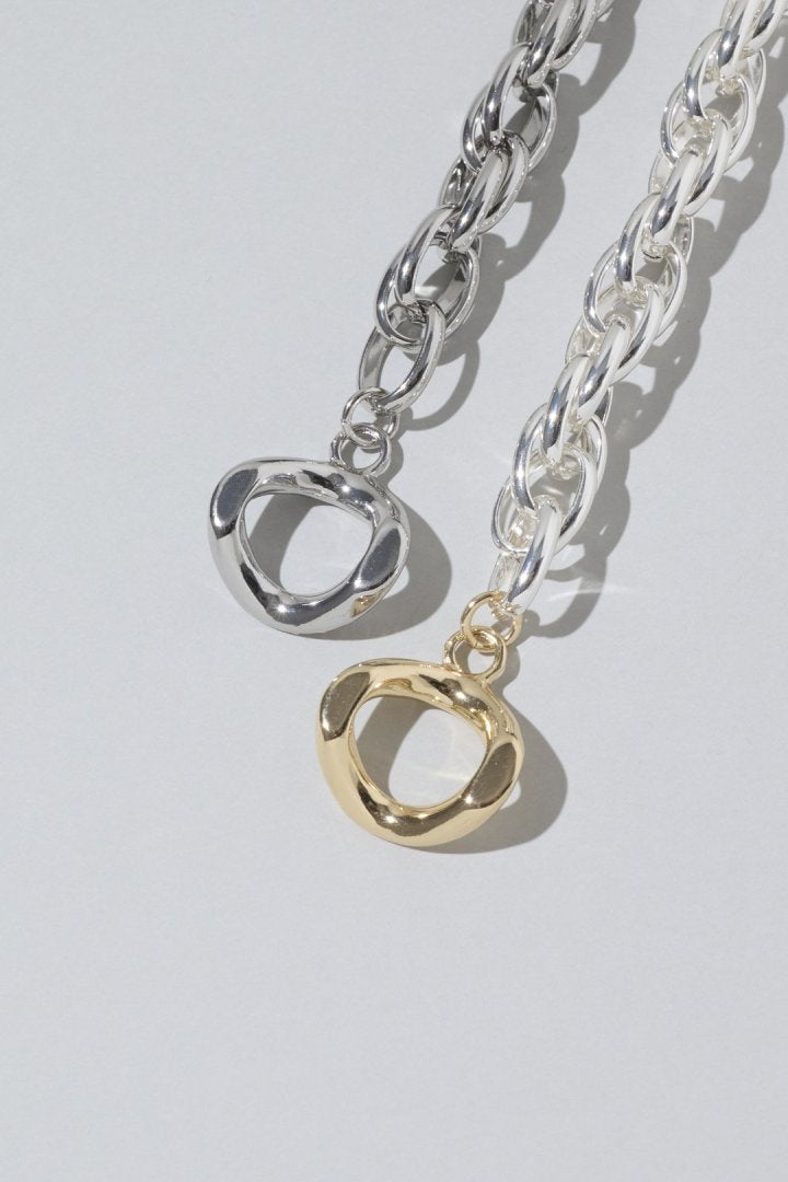 オーバーラップ チェーン マンテル ブレスレット