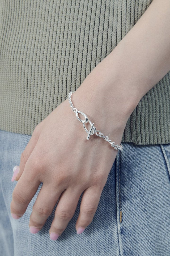 クロッシング チェーン マンテル ブレスレット
