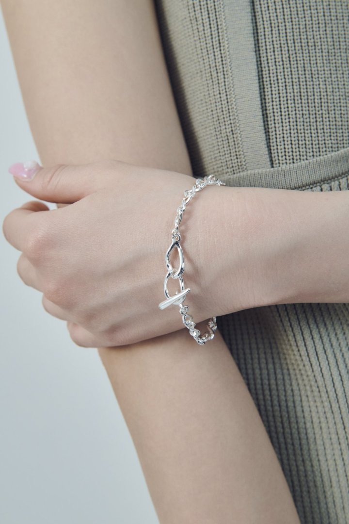 クロッシング チェーン マンテル ブレスレット