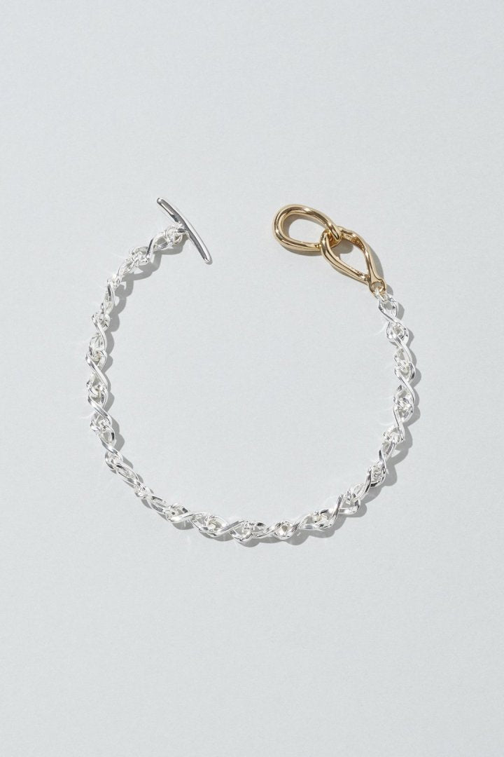 クロッシング チェーン マンテル ブレスレット