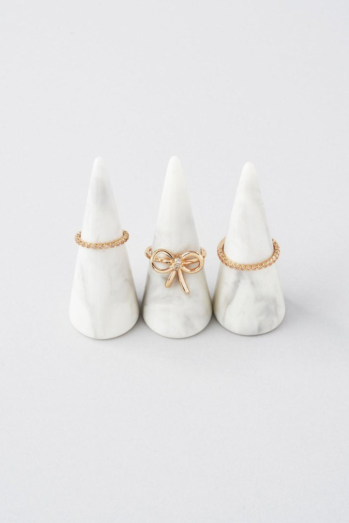 3PCS ビジュー レーン リボン セット リング – GOLDY Onlinestore