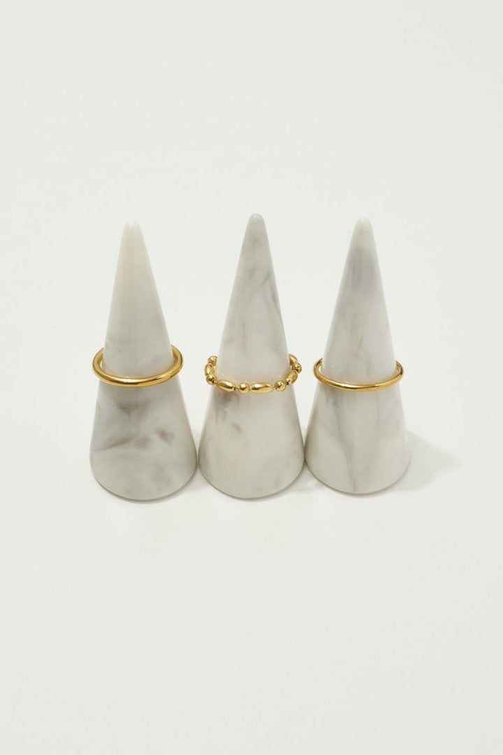 3PCS チェーン & ベーシック ステンレス セット リング – GOLDY