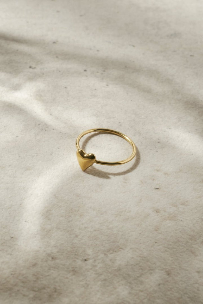 タイニー ハート ステンレス ピンキー リング – GOLDY Onlinestore