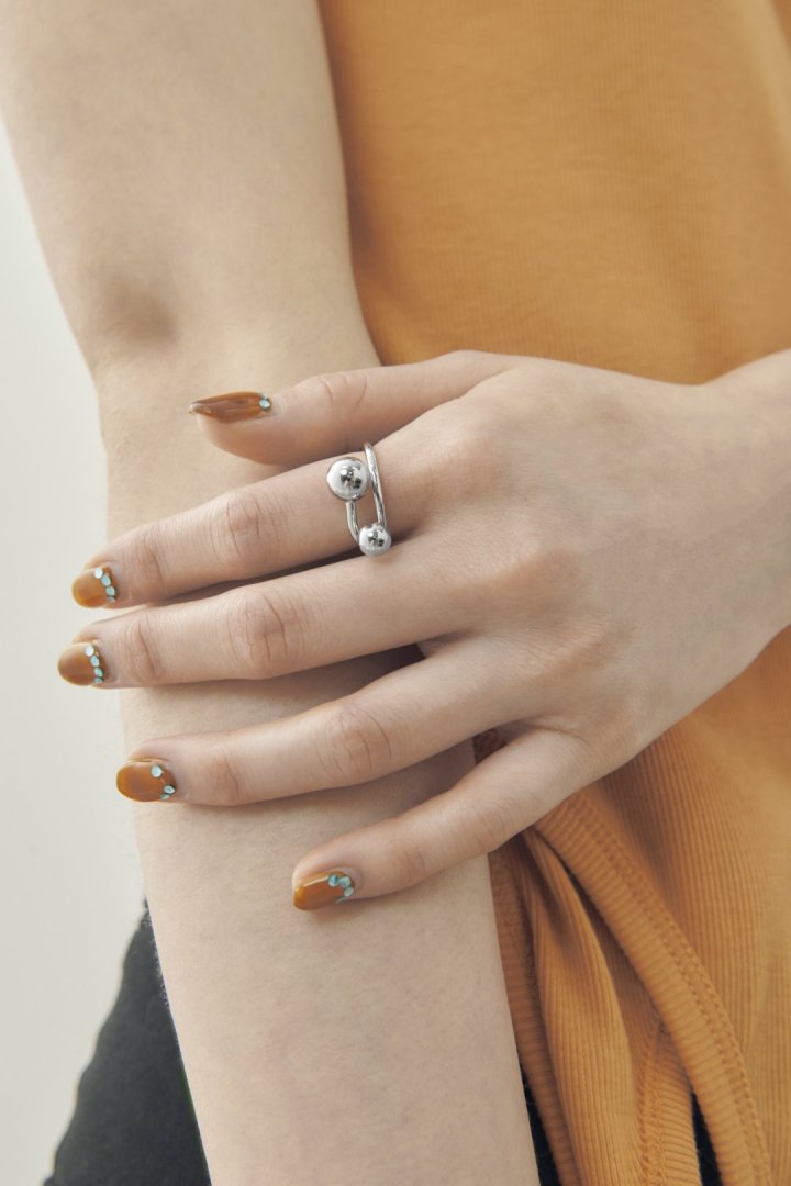 ダブル メタル ボール ステンレス リング – GOLDY Onlinestore