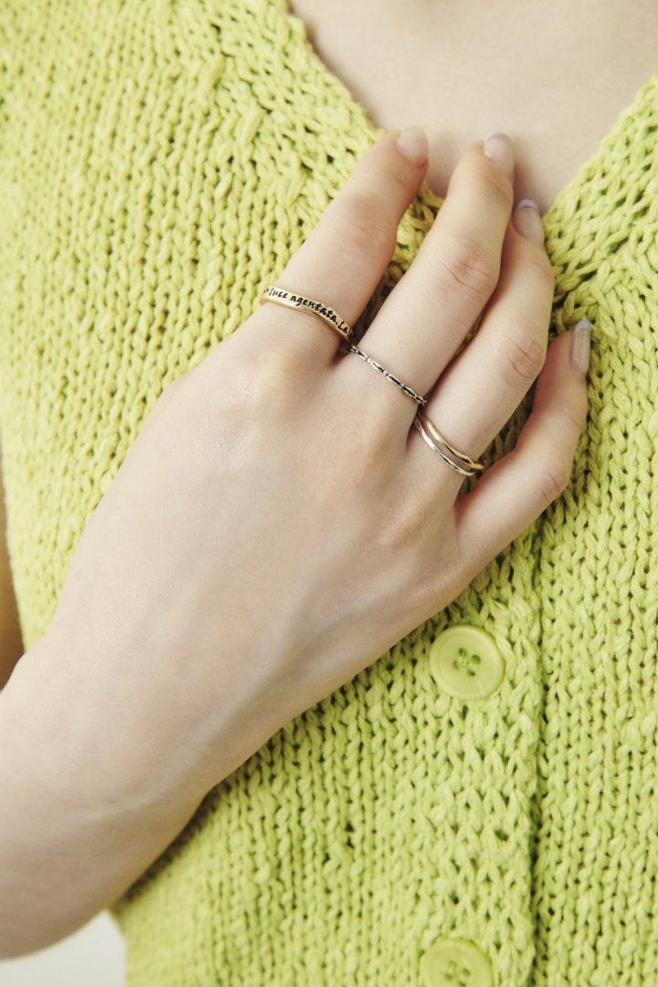 4PCS ヴィンテージ レタリング セット リング – GOLDY Onlinestore