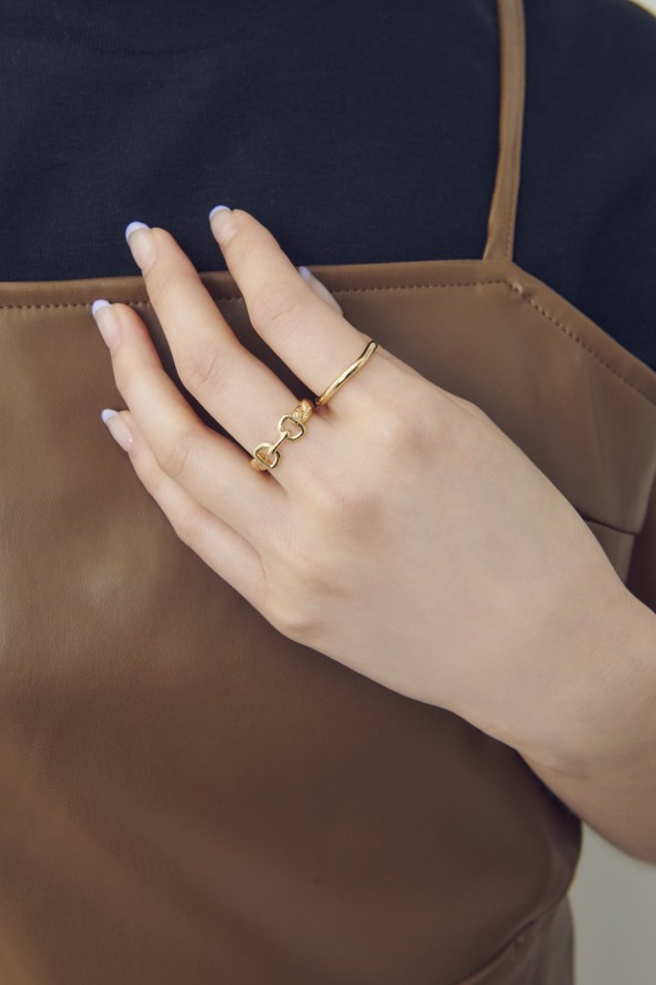 メタル ベルト セット リング