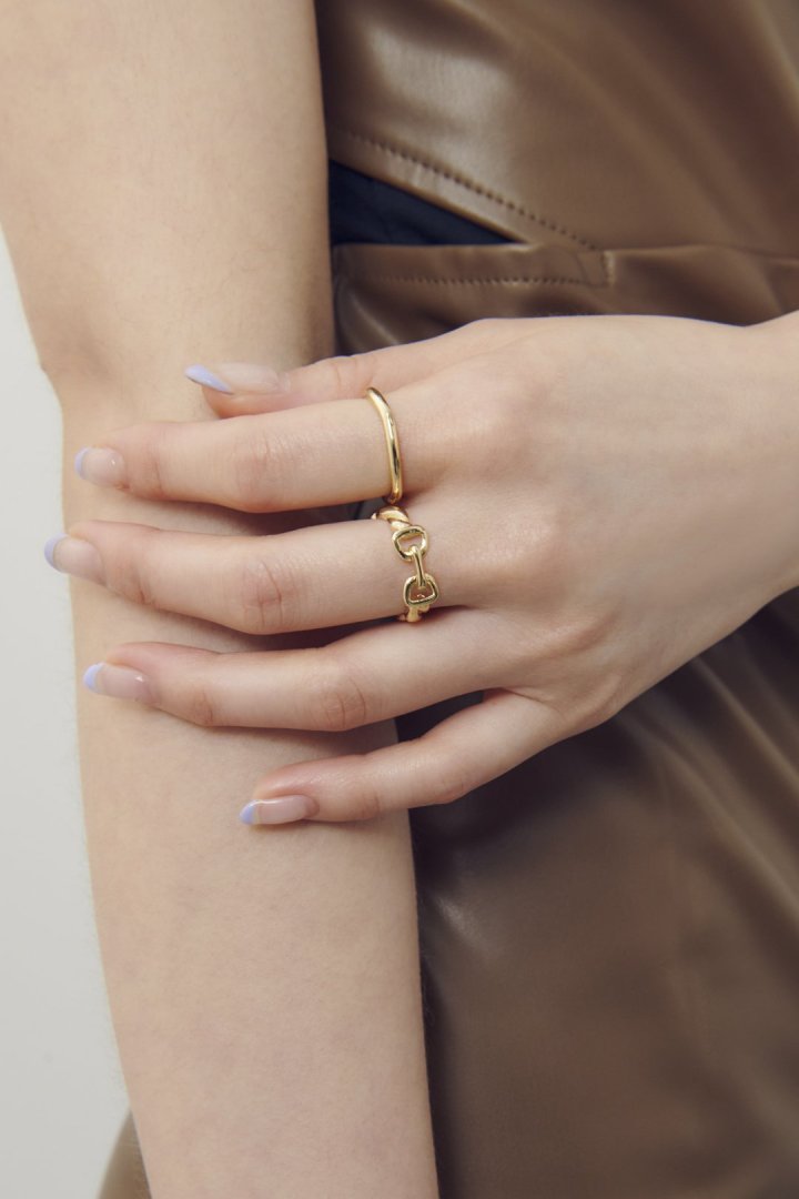 メタル ベルト セット リング