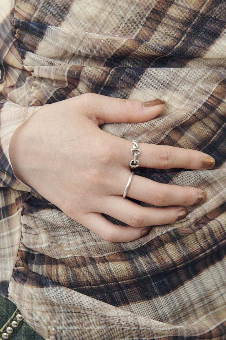 メタル ベルト セット リング