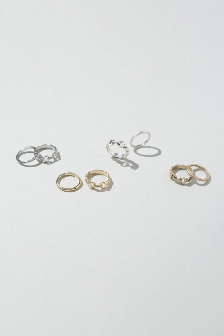 メタル ベルト セット リング