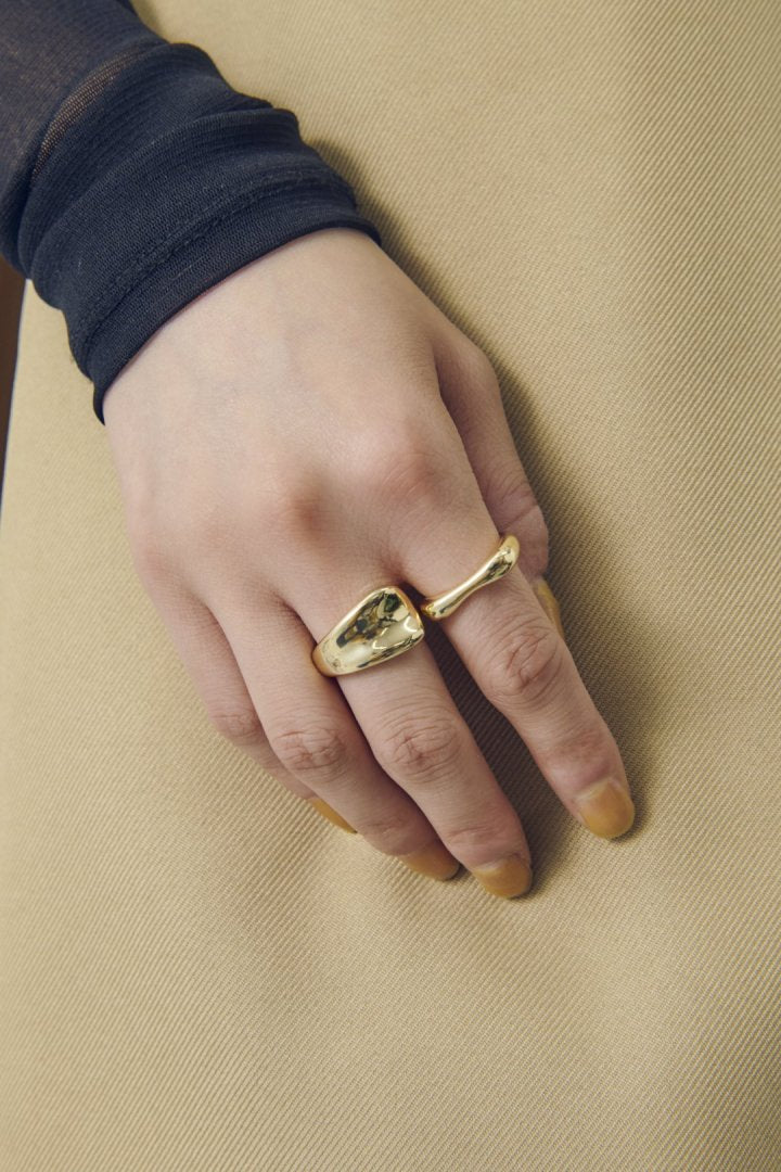 ニュアンス レクタングル セット リング