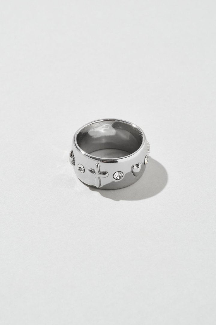 ミックス プチ モチーフ リング