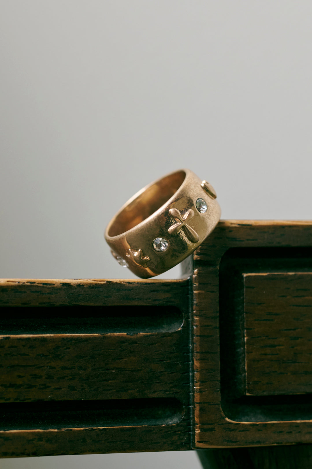 ミックス プチ モチーフ リング