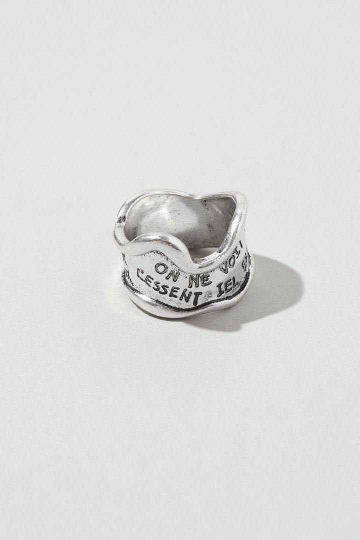 レタリング ワイド リング