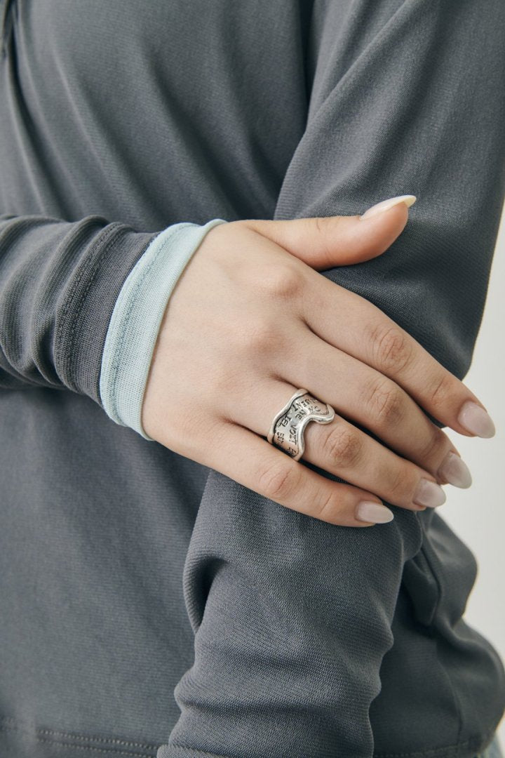 レタリング ワイド リング