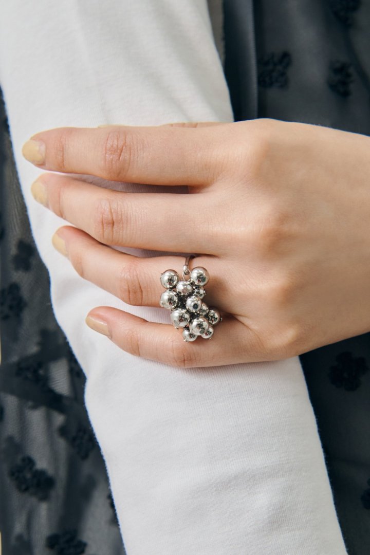 バブル メタル リング