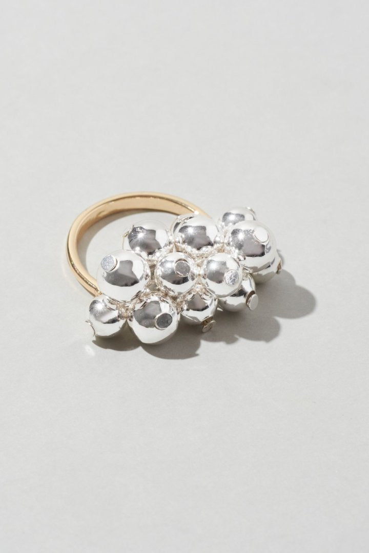 バブル メタル リング