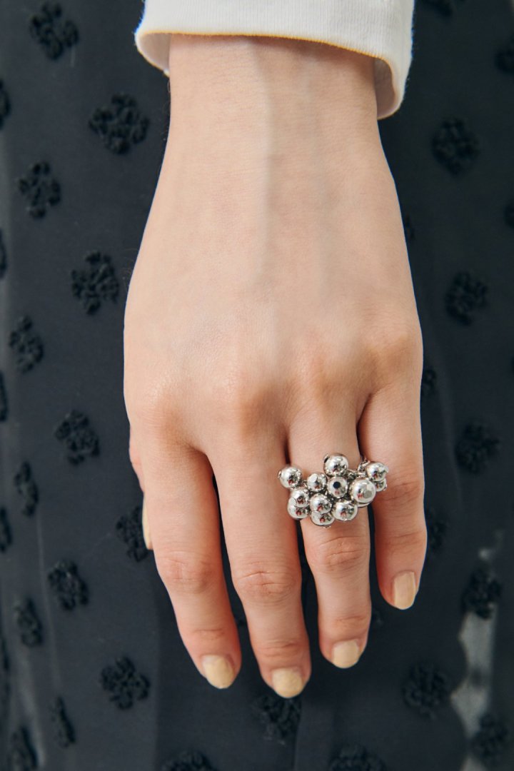 バブル メタル リング