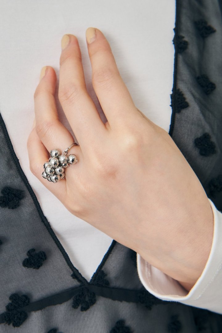 バブル メタル リング