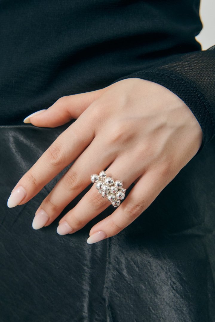 バブル メタル リング