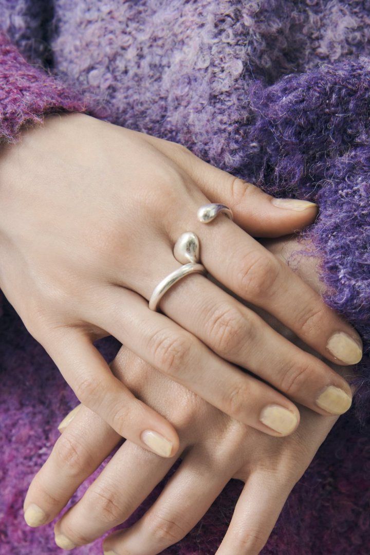 チャビー ライン セット リング