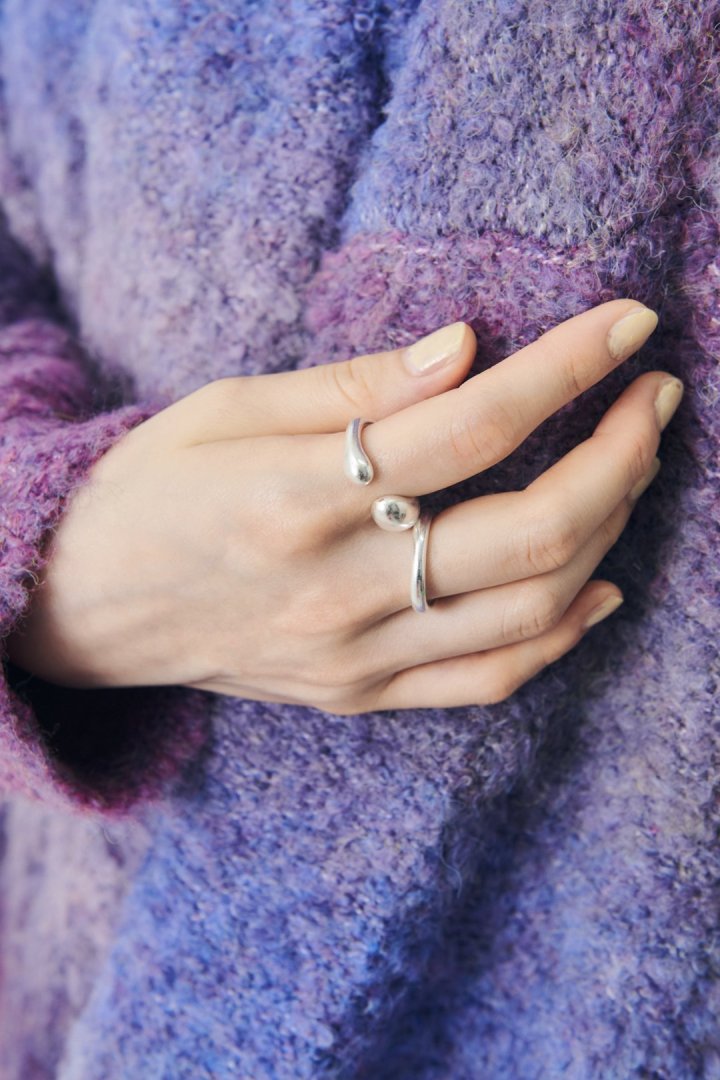 チャビー ライン セット リング